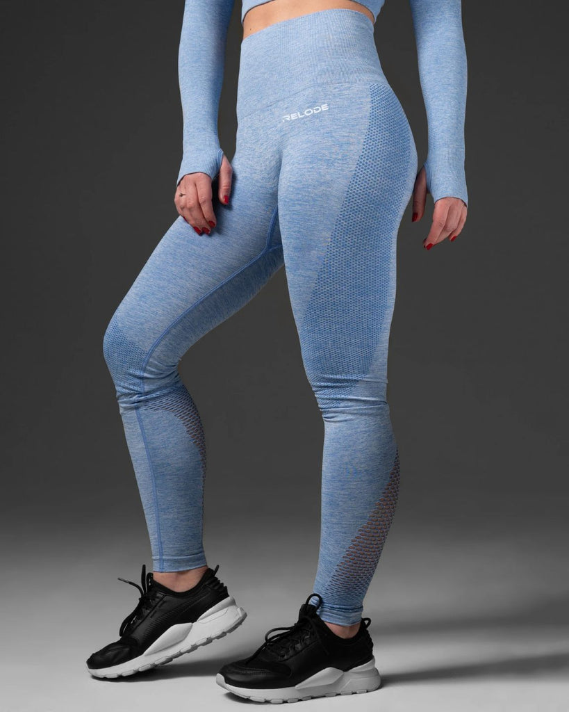 Relode Classic Seamless Tights Blue